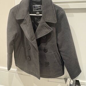 Rothschild Charcoal grey Kids Peacoat